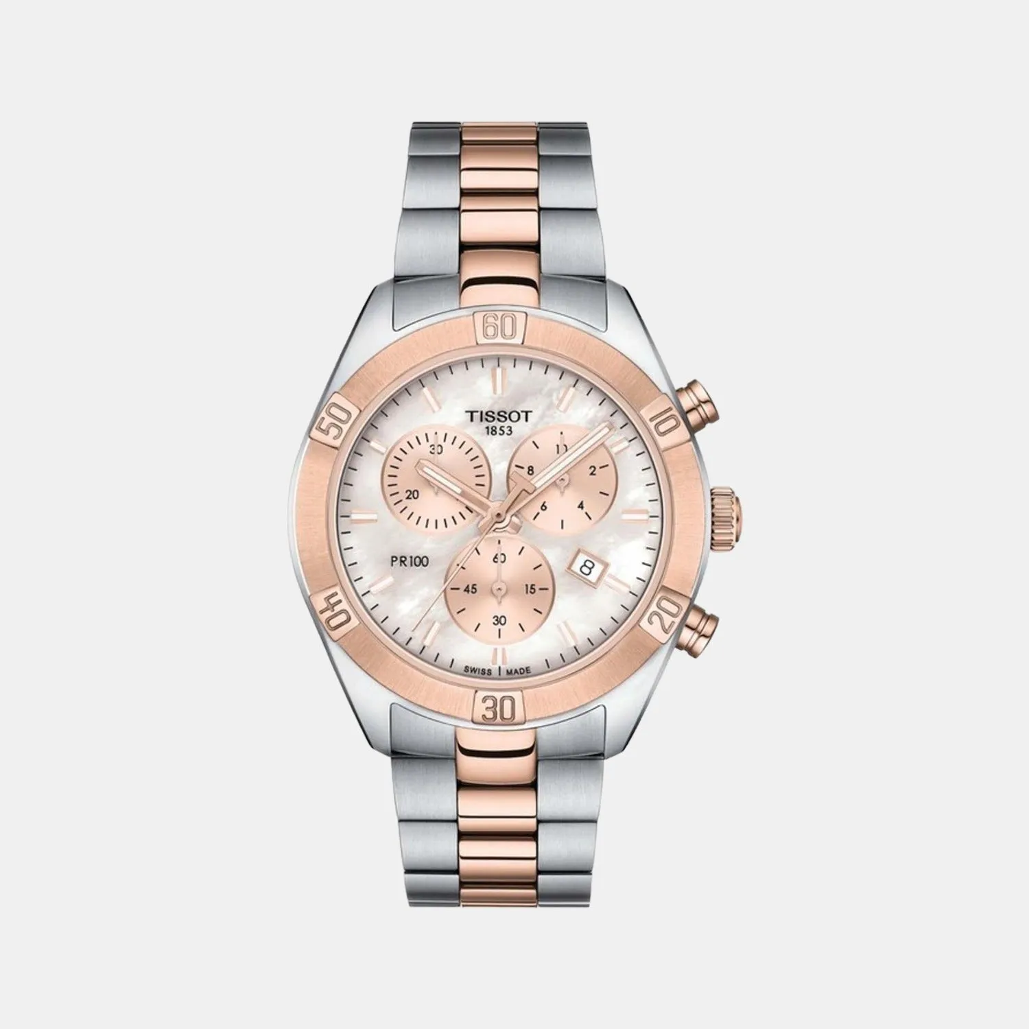 PR 100 Chronograph Men Analog Stainless Steel Watch T1019172215100