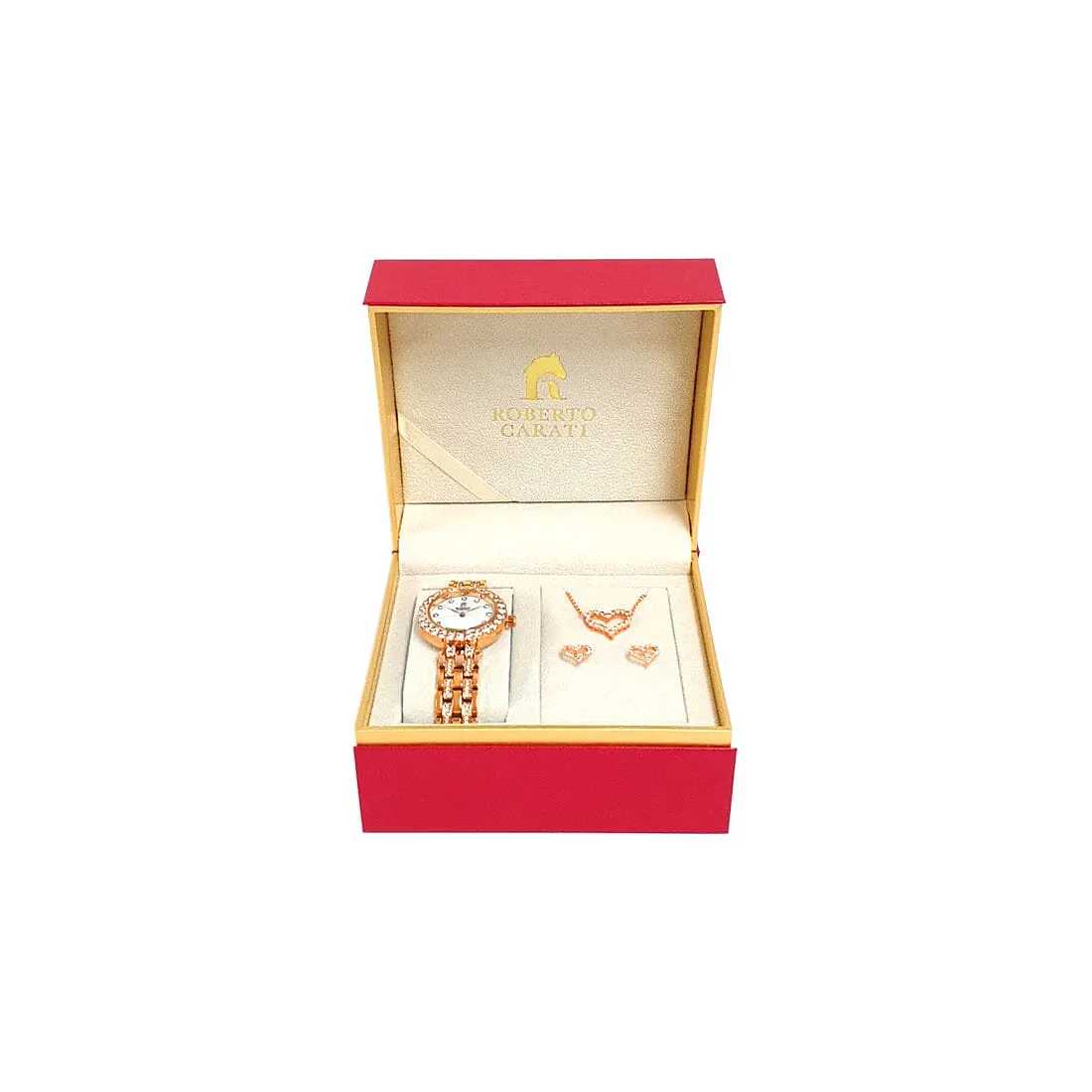 Roberto Carati Amore Rose Gold Gift Box Set M1027 BE-V3
