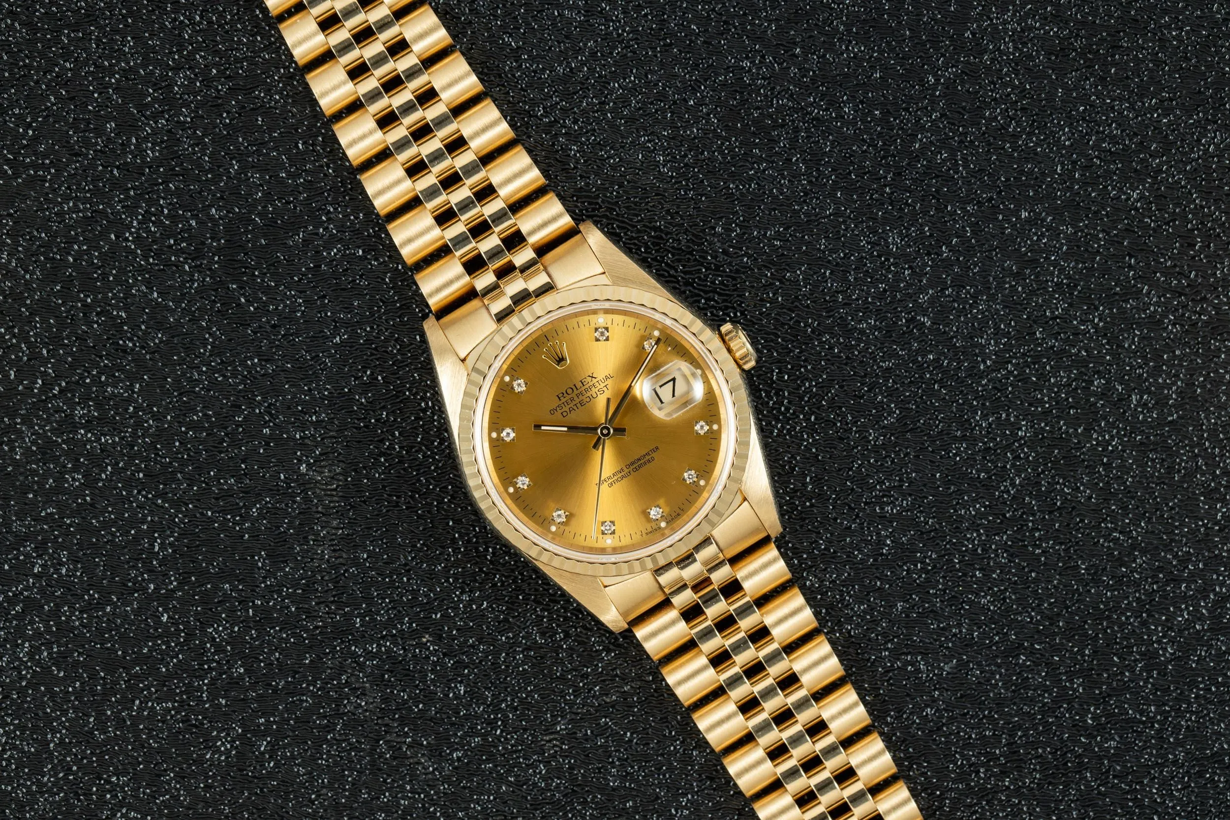 Rolex Datejust 18k Diamond Dial