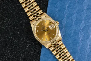 Rolex Datejust 18k Diamond Dial