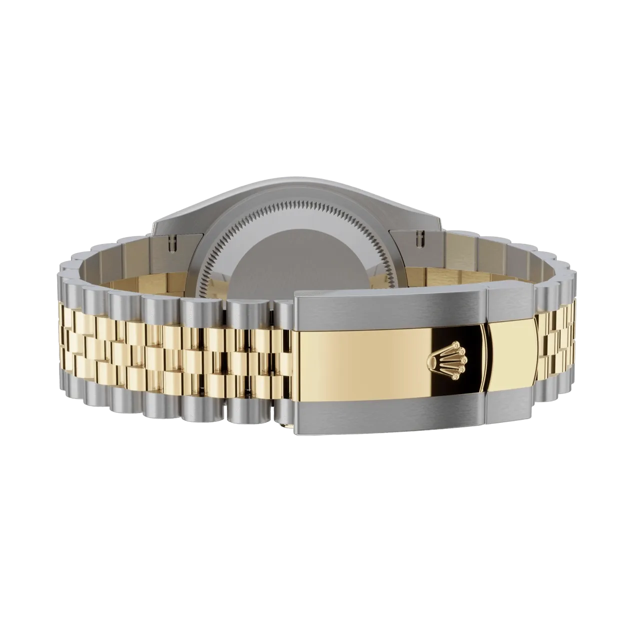 Rolex Datejust Wimbledon 41mm 126333-0020 Yellow Gold Grey and Green Roman Dial, Worn