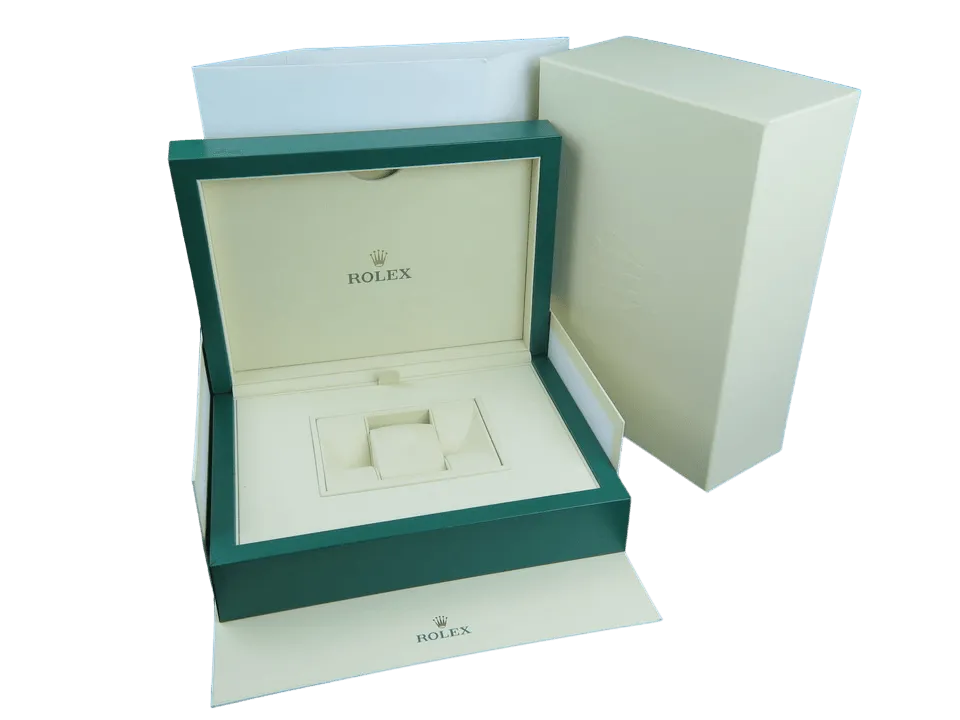 Rolex Day Date 40mm 228348RBR Champagne Baguette Diamond Dial, Worn