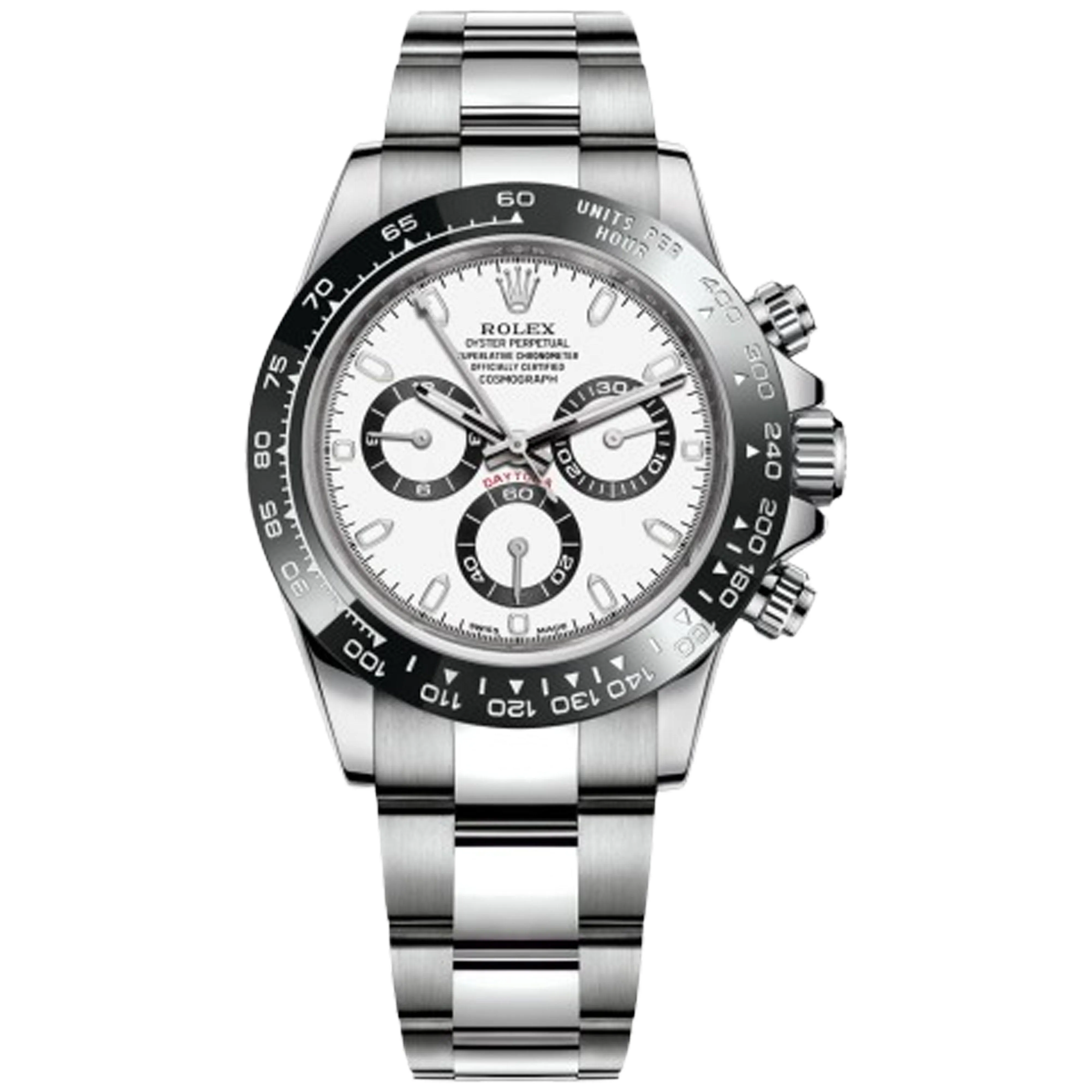 Rolex Daytona 40mm 116500LN-0001 White Panda Dial, Unworn 2024
