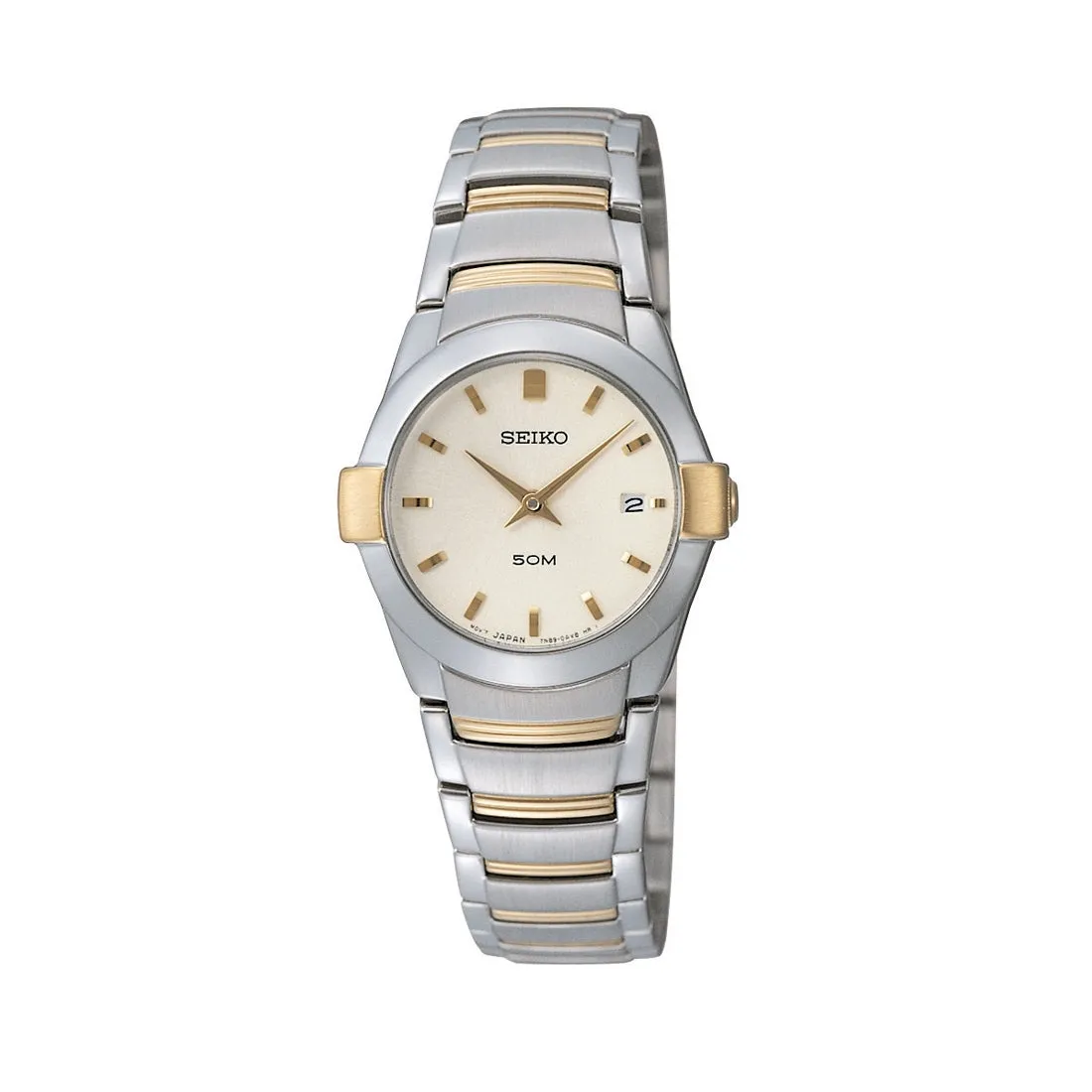 Seiko Ladies Two Tone Watch SXB386P