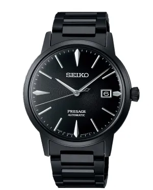 Seiko Presage Black Men's Watch SRPJ15J