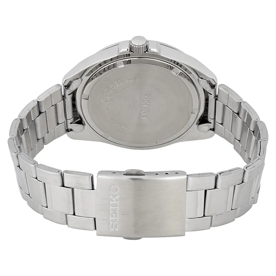Seiko White Dial Stainless Steel Men's Watch SUR205