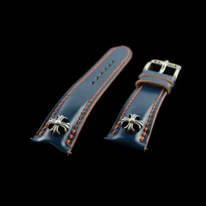Shell Cordovan Watch Strap - Blue