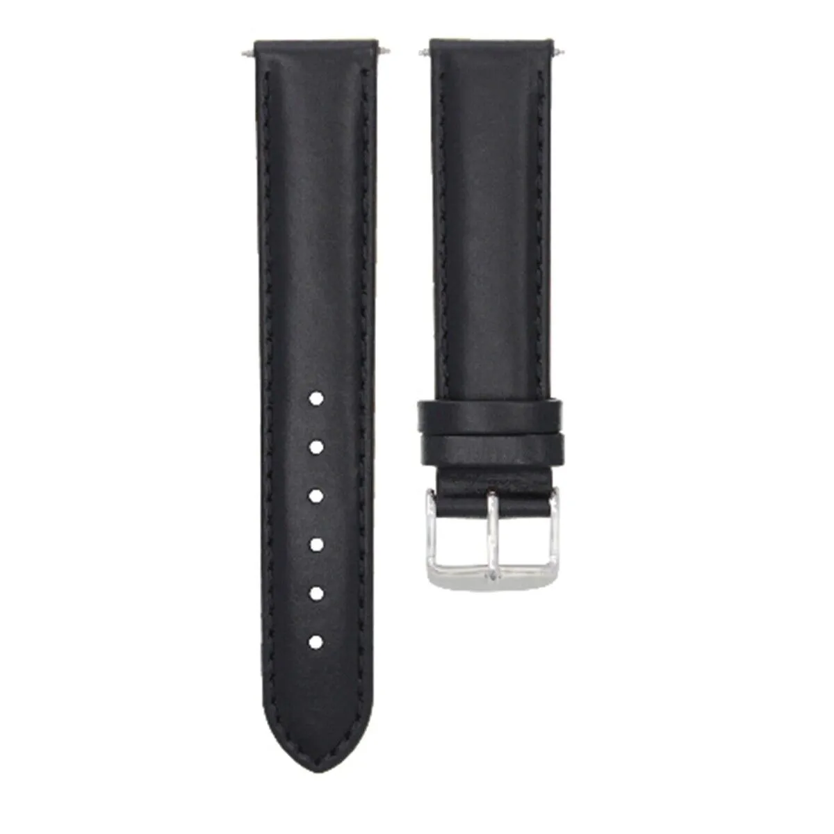 SMOOTH LEATHER WATCH BAND STRAP FOR BREITLING WATCH WATERPROOF - 19MM