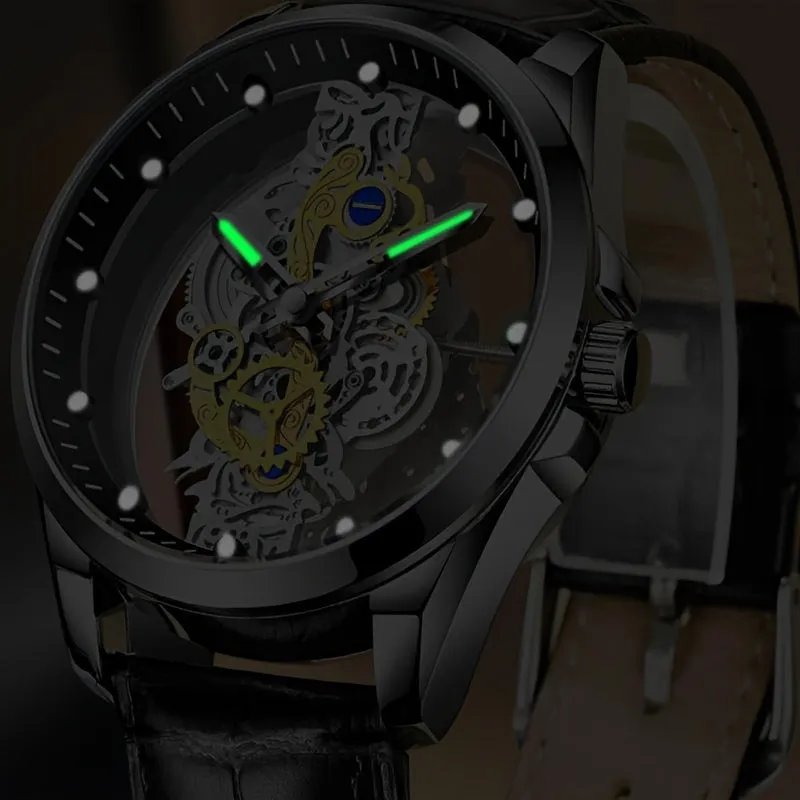 Stainless Steel Luminous Quartz Watch Luxury and Fashionable