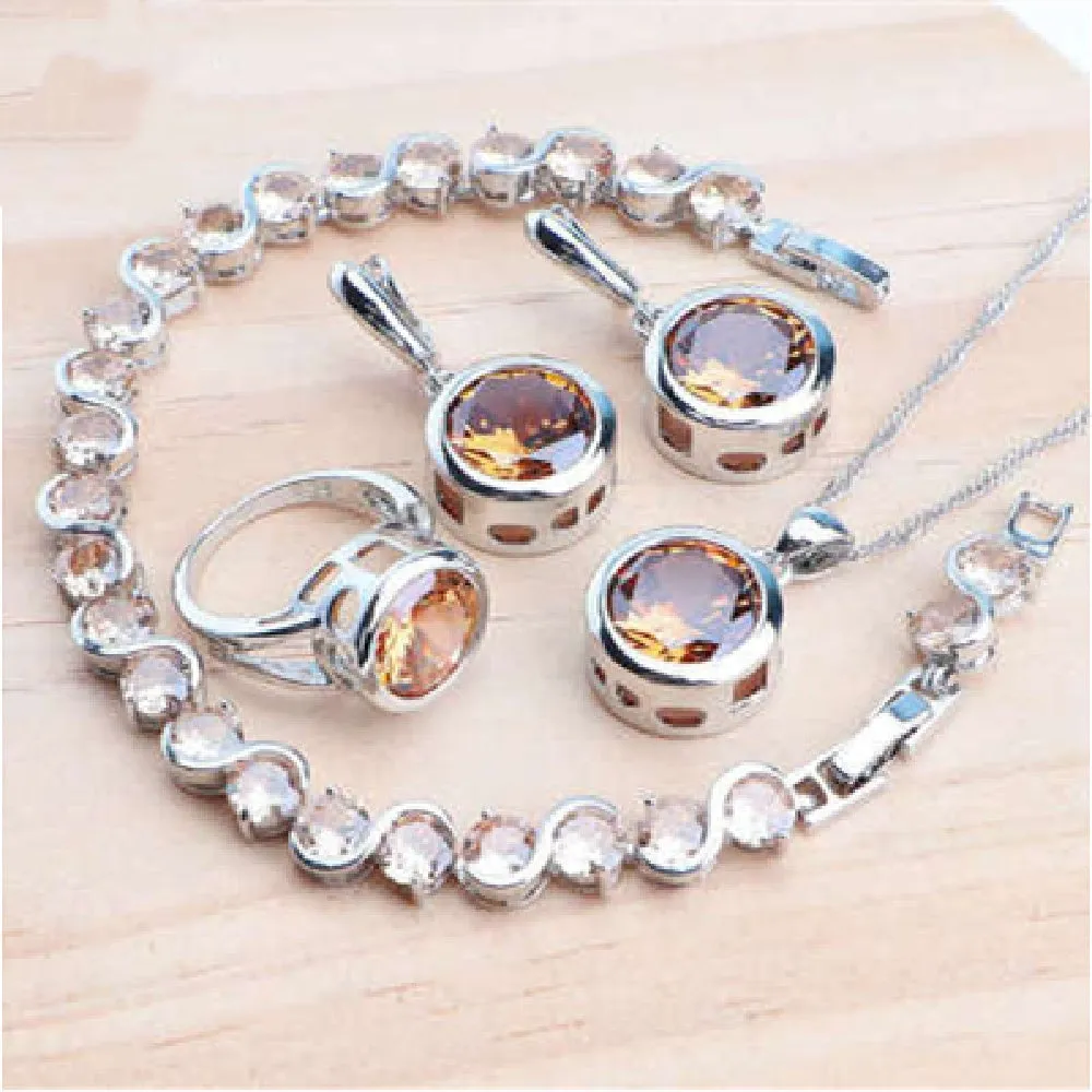 Sterling Silver Women's Jewelry Set