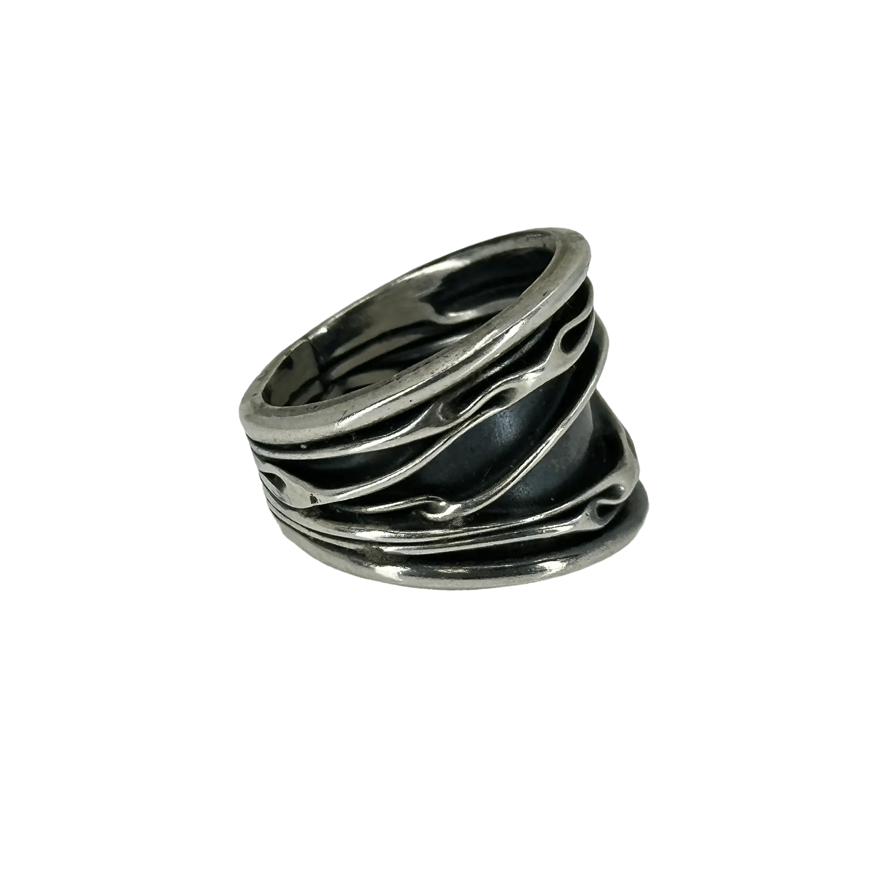 Stylish Sterling Silver Ring - Womens Size 7 - Perfect Gift for Her
