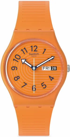 Swatch Black Trendy Lines In Sienna