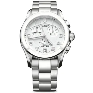 Swiss Army Men's Chrono Classic White Dial Watch - 241538