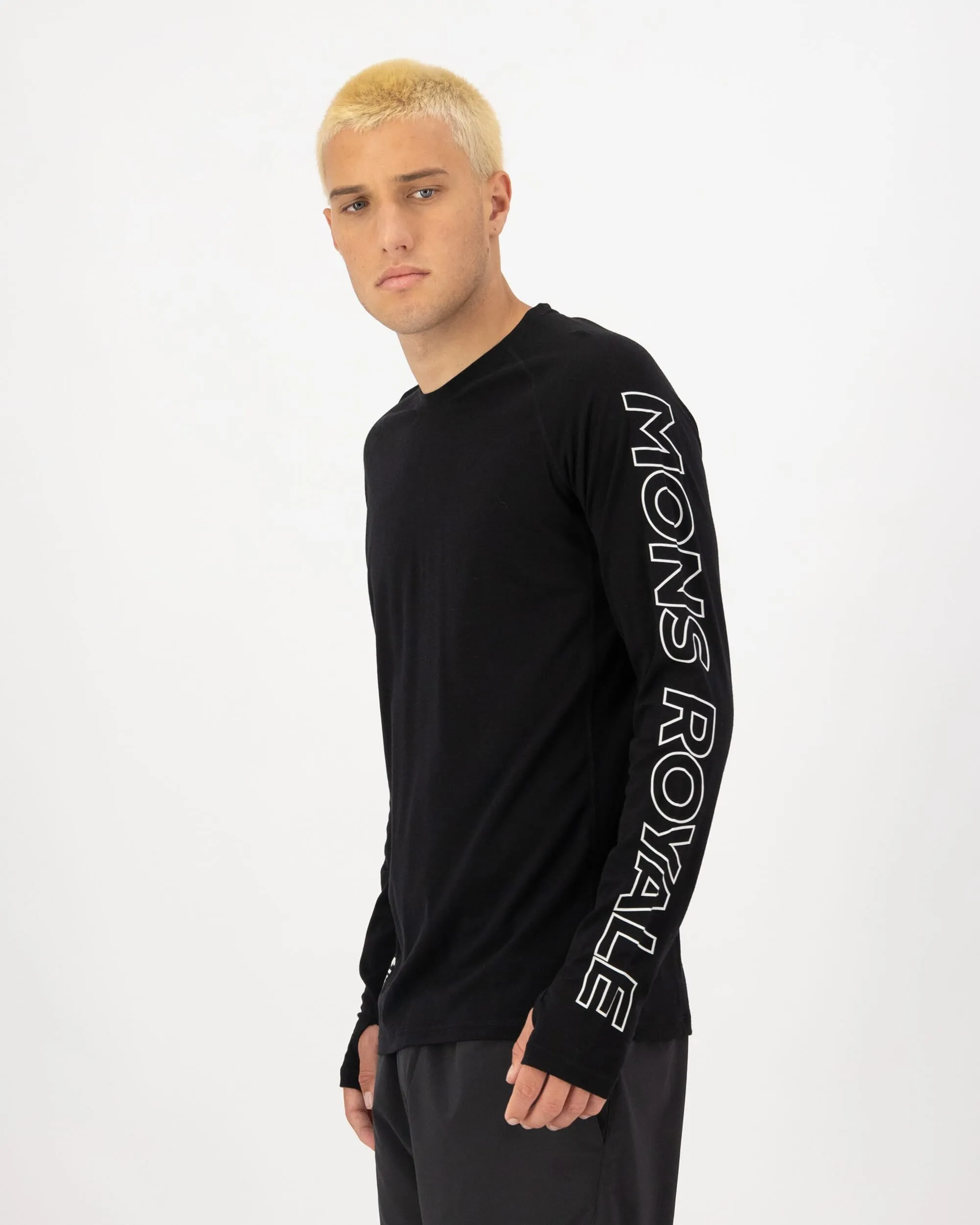Temple Merino Long Sleeve - Black
