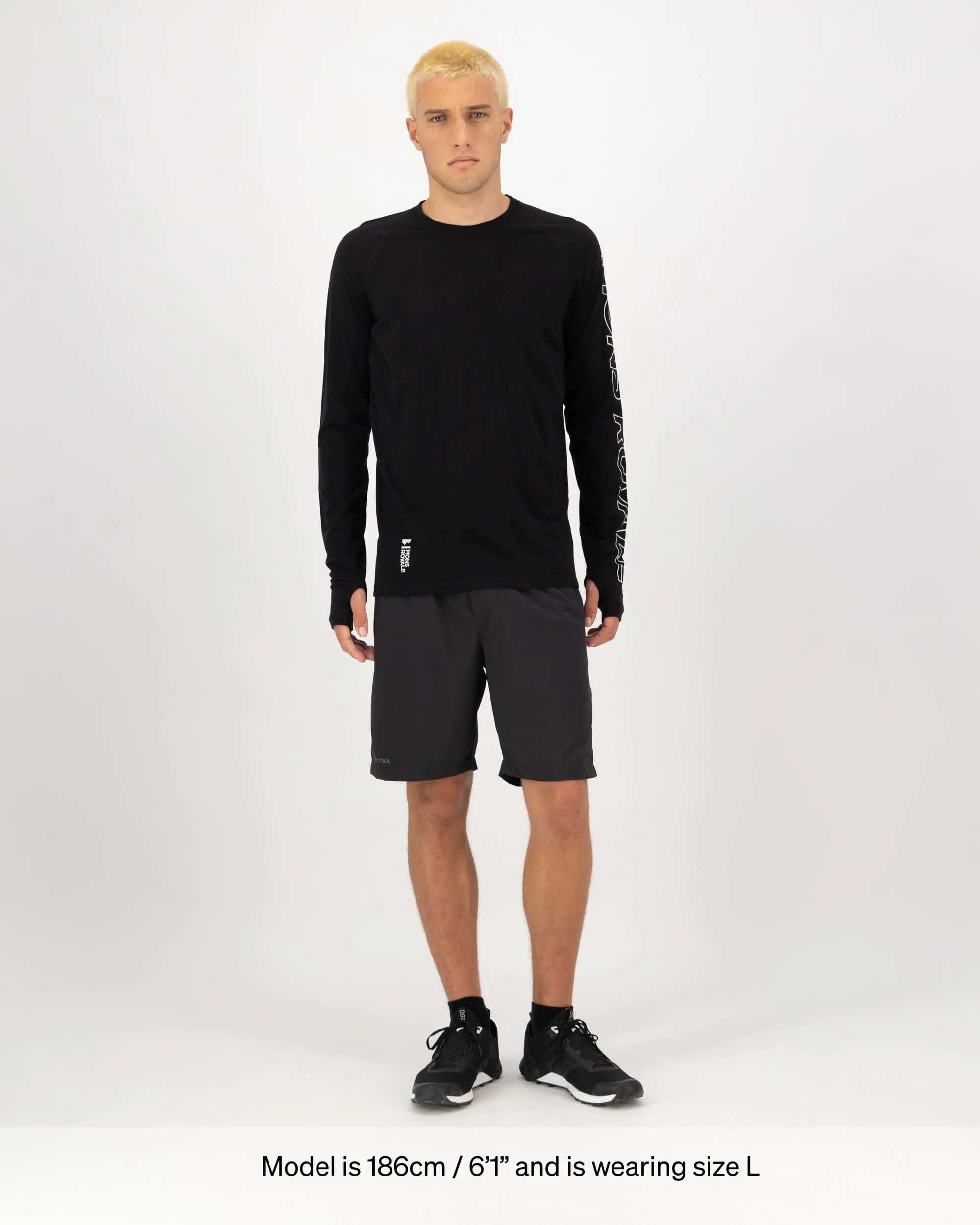 Temple Merino Long Sleeve - Black