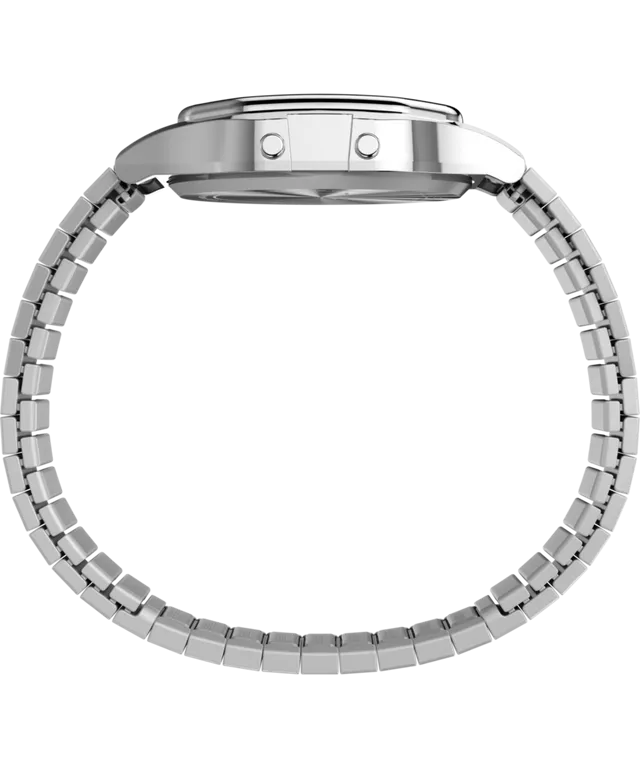 Timex T80 34mm Stainless Steel Expansion Band Watch - Silver