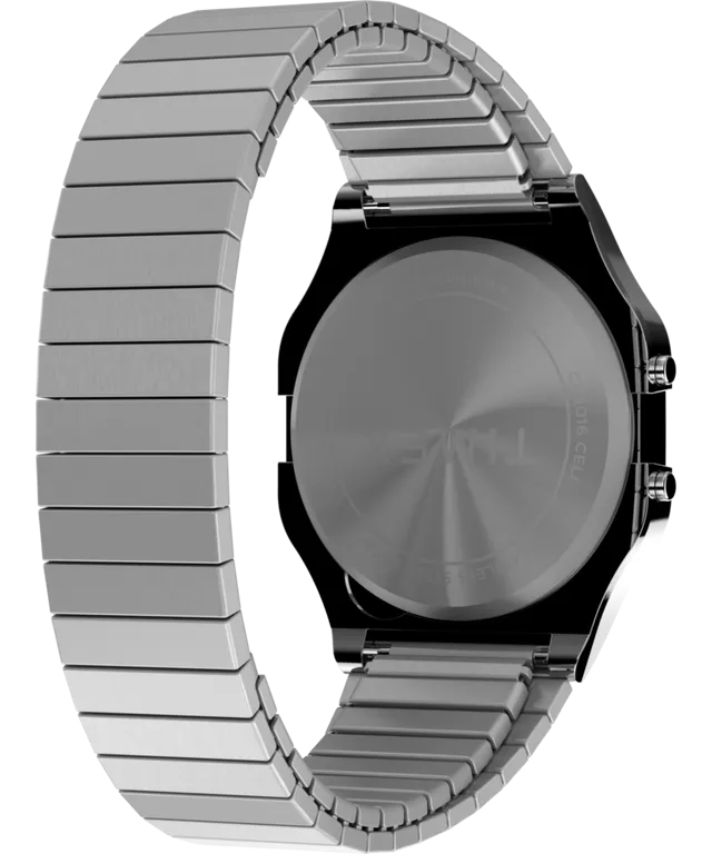 Timex T80 34mm Stainless Steel Expansion Band Watch - Silver