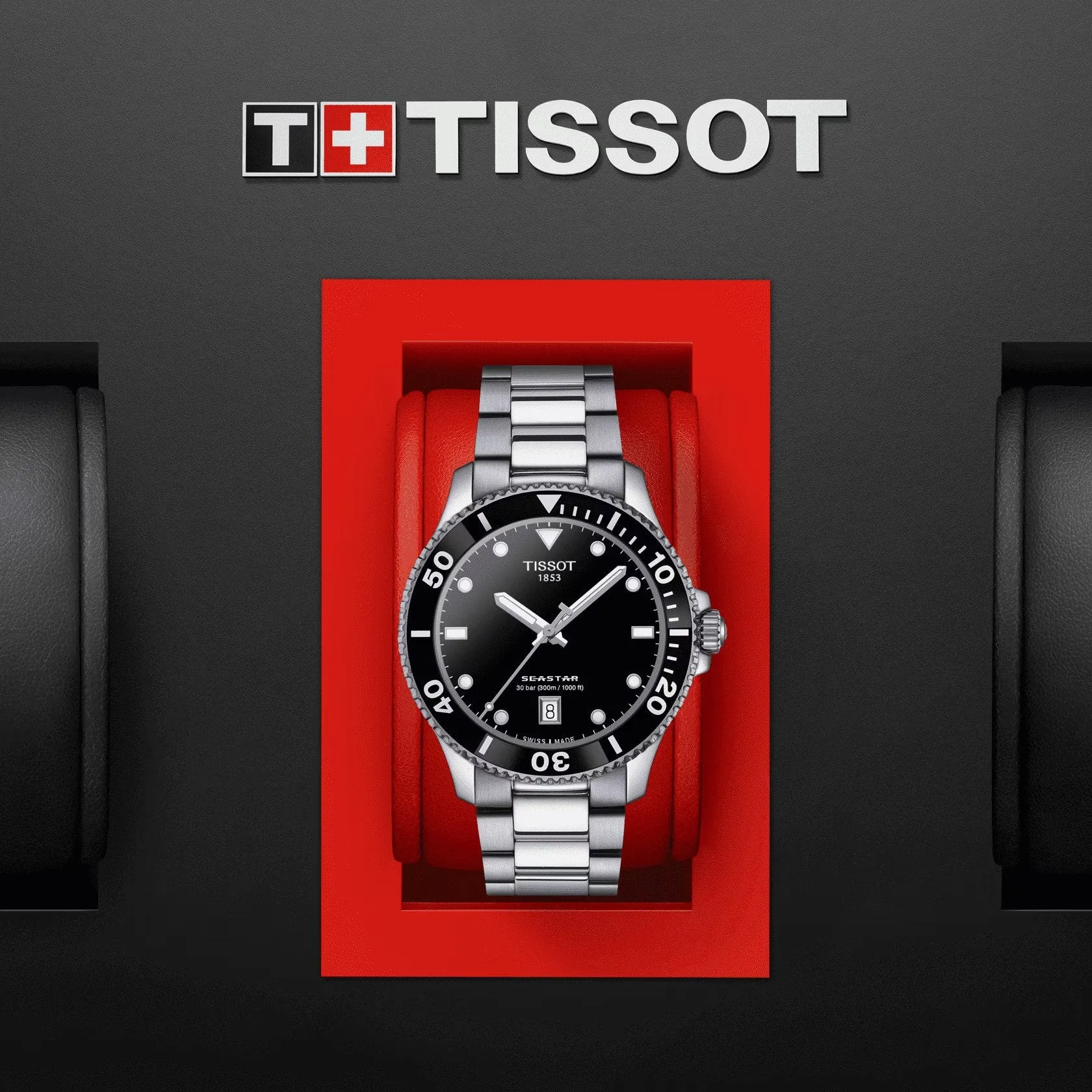 TISSOT T-Sport Seastar 1000 40mm Mens Watch T1204101105100