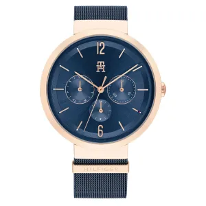 Tommy Hilfiger Lidia Ionic Plated Blue Steel Blue Dial Women's Watch 1782541