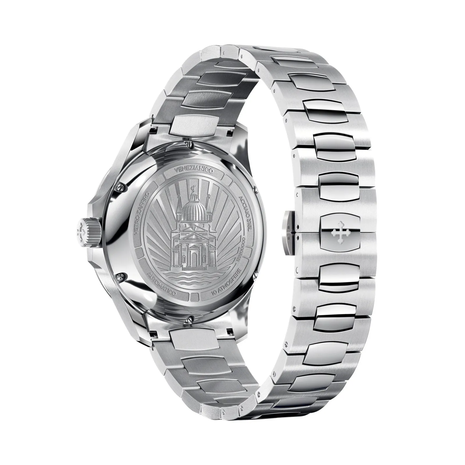 Venezianico Automatic Watch Redentore 40 Black Steel 1221504C