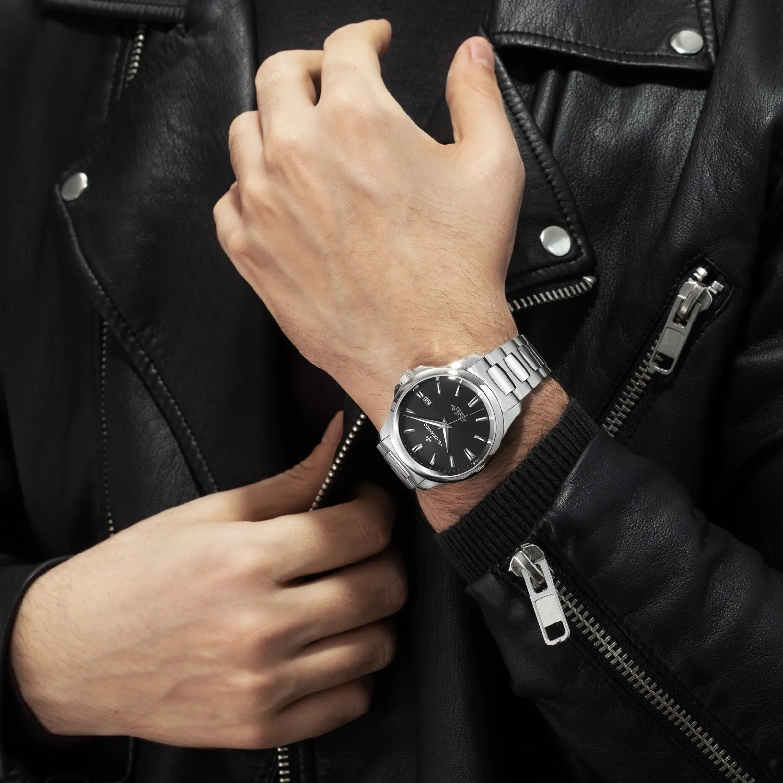 Venezianico Automatic Watch Redentore 40 Black Steel 1221504C