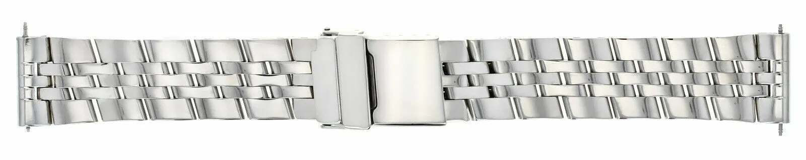 WATCH BAND BRACELET FOR FIT BREITLING NAVITIMER A13322  22MM-5 SOLID LINK SHINY