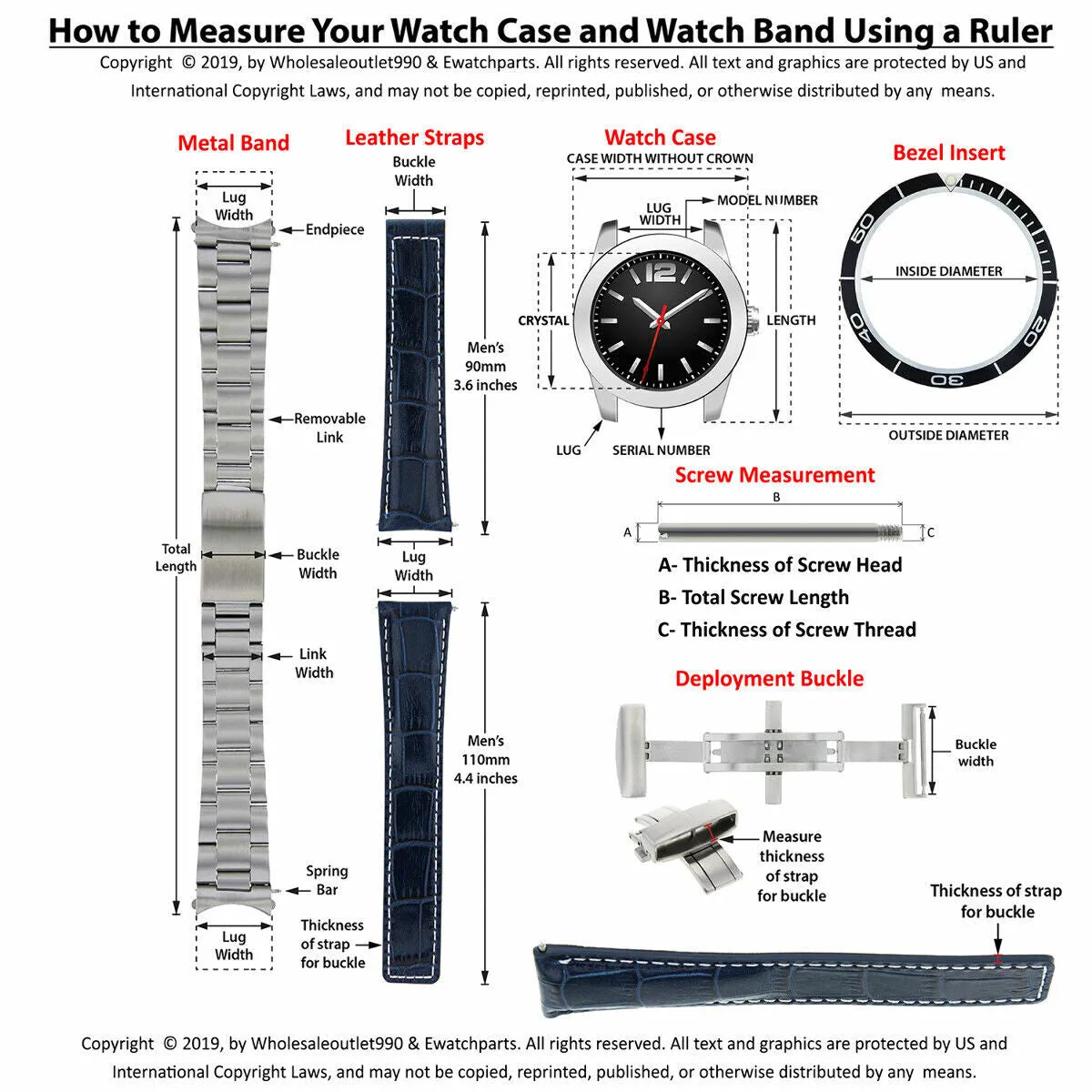 WATCH BAND STAINLESS BRACELET FOR BREITLING SUPER OCEAN 20MM MATTE/SHINY SE
