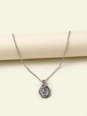 Water Drop Charm Necklace Women's Fashion Necklace Jewelry for Women Gift for