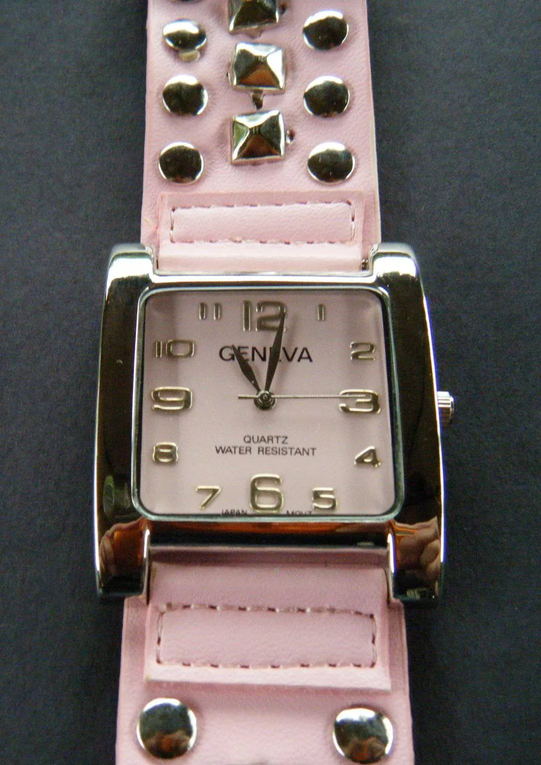 Wristwatch Pink Watch Band Cuff Bracelet Women's Fashion Watches